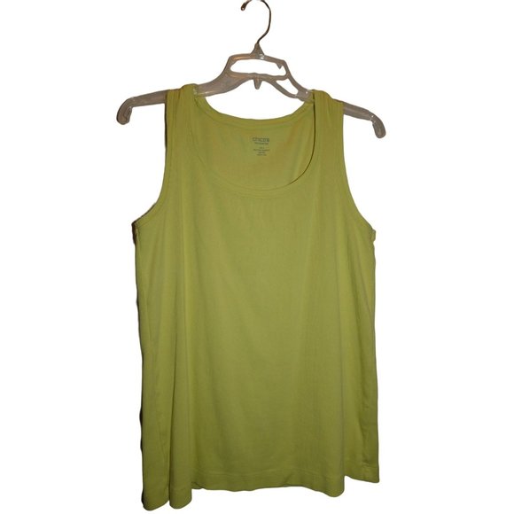Women's Yellow Tank Top, Chico's Brand, Size Large - Picture 1 of 4